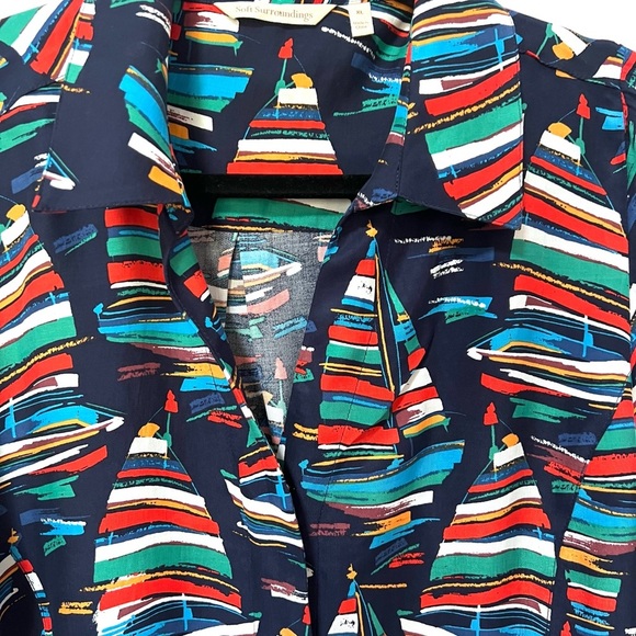 Soft Surroundings Multicolor Striped Tunic XXL - Picture 3 of 13